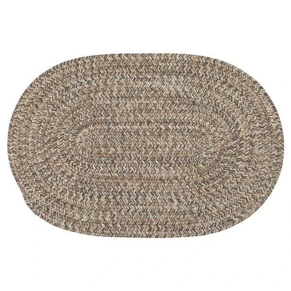 Colonial Mills Carrington Tweed Storm Grey 8-ft X 10-ft Indoor/Outdoor Oval Area Rug 2 Colonial Mills Carrington Tweed Storm Grey 8-ft X 10-ft Indoor/Outdoor Oval Area Rug - Image 2