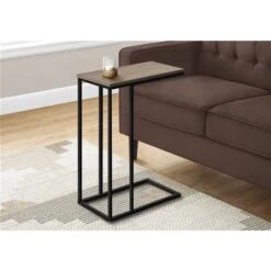 Monarch Specialties Dark Taupe Faux Wood Composite Rectangular End Table -Safavieh Shop 331023271 AlternateImage1 l