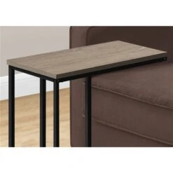 Monarch Specialties Dark Taupe Faux Wood Composite Rectangular End Table -Safavieh Shop 331023271 AlternateImage2 l