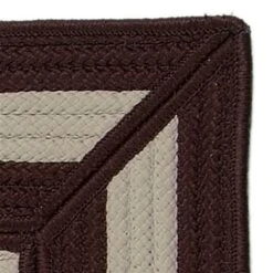 Colonial Mills Afra 6-ft X 9-ft Brown Rectangular Indoor/Outdoor Geometric Industrial Area Rug