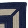 Colonial Mills Afra 7-ft X 10-ft Navy Rectangular Indoor/Outdoor Geometric Industrial Area Rug