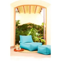 Gouchee Home Alpine Outdoor/Indoor Peacock Green Bean Bag Chair -Safavieh Shop 331031911 AlternateImage1 l