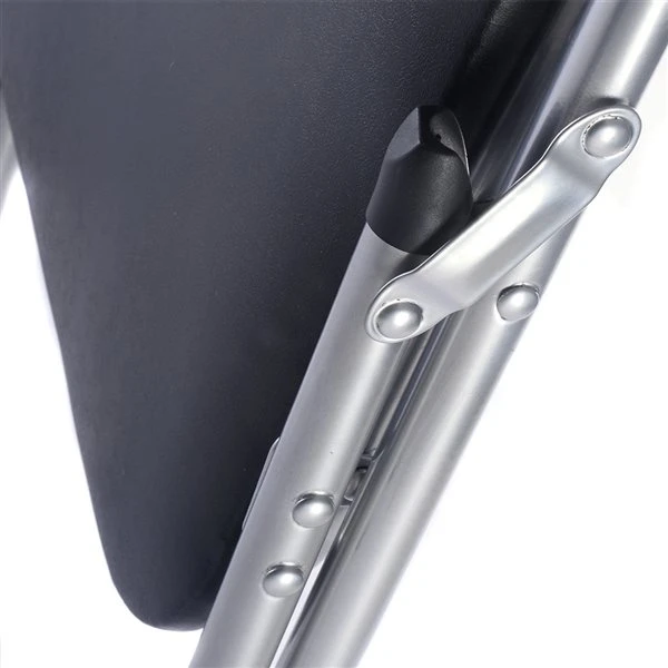 Costway Outdoor Black Metal Solid Standard Folding Chair - 6-Pack 4 Costway Outdoor Black Metal Solid Standard Folding Chair - 6-Pack - Image 4