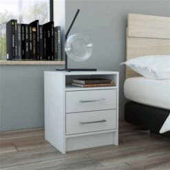 FM Furniture Philadelphia White Nightstand -Safavieh Shop 331040368 AlternateImage1 l