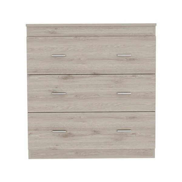 FM Furniture Dove Light Grey-White 3-Drawer Standard Dresser 4 FM Furniture Dove Light Grey-White 3-Drawer Standard Dresser - Image 4