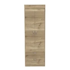 FM Furniture Alabama Light Oak-Black Armoire -Safavieh Shop 331042027 MainImage 001 l