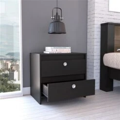 FM Furniture Lily Black Nightstand 7 FM Furniture Lily Black Nightstand -Safavieh Shop 331042052 AlternateImage1 l