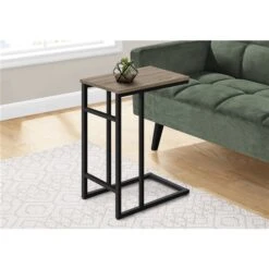 Monarch Specialties 18-in Dark Taupe Composite Rectangular Accent Table -Safavieh Shop 331042430 AlternateImage1 l
