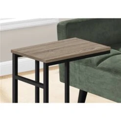 Monarch Specialties 18-in Dark Taupe Composite Rectangular Accent Table -Safavieh Shop 331042430 AlternateImage2 l