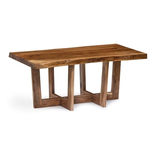 Alaterre Berkshire Natural Live Edge 42-in Wood Coffee Table 2 Alaterre Berkshire Natural Live Edge 42-in Wood Coffee Table - Image 2
