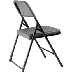 National Public Seating 800 Series Indoor/Outdoor Charcoal Grey Plastic Solid Standard Folding Chairs With Steel Frame - 4-Pack -Safavieh Shop 331050577 AlternateImage3 l