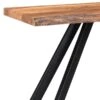 !nspire Natural Rustic Industrial Solid Wood Console Table