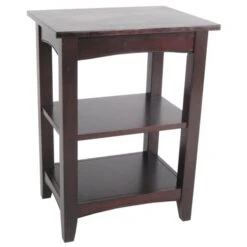 Alaterre Shaker Cottage Espresso Wood Rectangular End Table -Safavieh Shop 331062034 MainImage 001 l