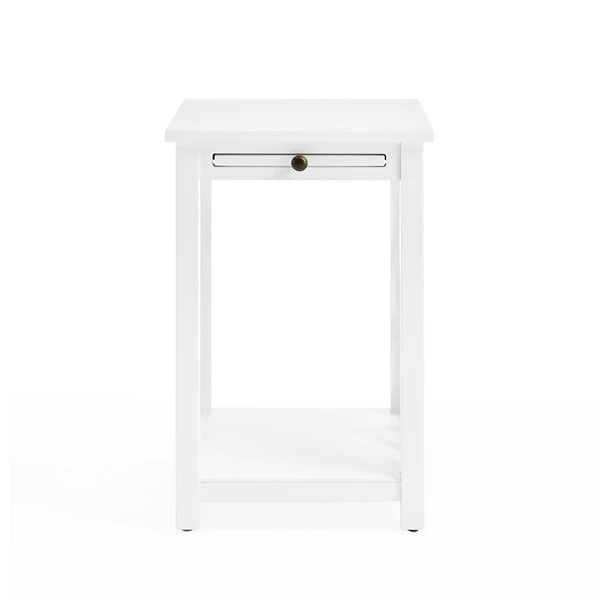 Alaterre Coventry 36-in White Pine Accent Table Set - 2-Piece 1 Alaterre Coventry 36-in White Pine Accent Table Set - 2-Piece