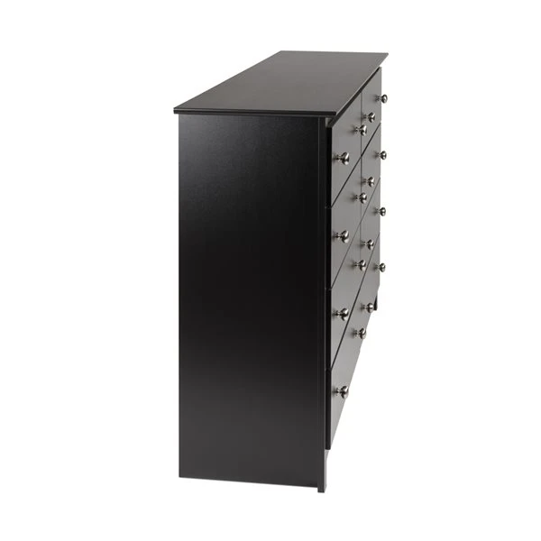 Prepac Sonoma Black Pine 8-Drawer Double Dresser 3 Prepac Sonoma Black Pine 8-Drawer Double Dresser - Image 3