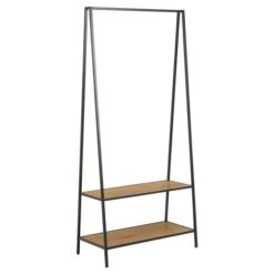 Seaford Industrial Freestanding Clothes Rack With 2 Shelves And Hangin 7 Seaford Industrial Freestanding Clothes Rack With 2 Shelves And Hangin -Safavieh Shop 331062723 MainImage 001 l