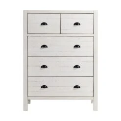 Alaterre Windsor Driftwood White Pine 5-Drawer Standard Chest 8 Alaterre Windsor Driftwood White Pine 5-Drawer Standard Chest -Safavieh Shop 331062919 AlternateImage2 l