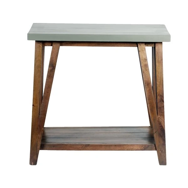 Alaterre Brookside 30-in Light Grey Rustic Console Table 2 Alaterre Brookside 30-in Light Grey Rustic Console Table - Image 2