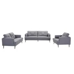 HomeTrend Avery Grey Living Room Set - 3-Piece 7 HomeTrend Avery Grey Living Room Set - 3-Piece -Safavieh Shop 331063863 MainImage 001 l