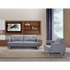 HomeTrend Avery Grey Linen Living Room Set - 2-Piece