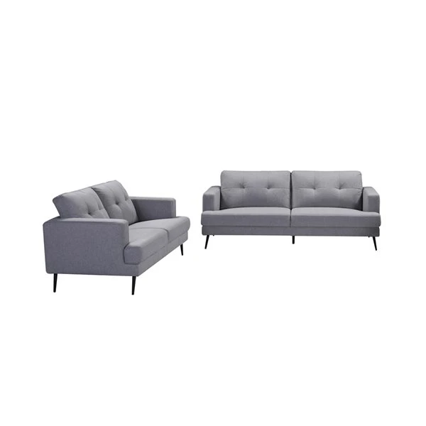 HomeTrend Avery Grey Living Room Set - 2-Piece 4 HomeTrend Avery Grey Living Room Set - 2-Piece - Image 4
