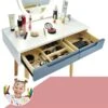 Costway 16-in Grey Makeup Vanity With 3 Lighting Modes