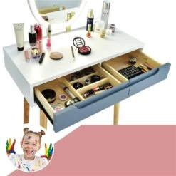 Costway 16-in Grey Makeup Vanity With 3 Lighting Modes
