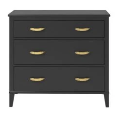 Little Seeds Monarch Hill Hawken Black 3-Drawer Standard Dresser -Safavieh Shop 331068384 AlternateImage1 l
