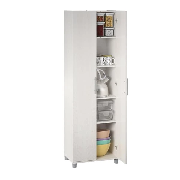 Systembuild Evolution Camberly 23.7-in Wood Composite Freestanding Utility Storage Cabinet In Ivory Oak 1 Systembuild Evolution Camberly 23.7-in Wood Composite Freestanding Utility Storage Cabinet In Ivory Oak