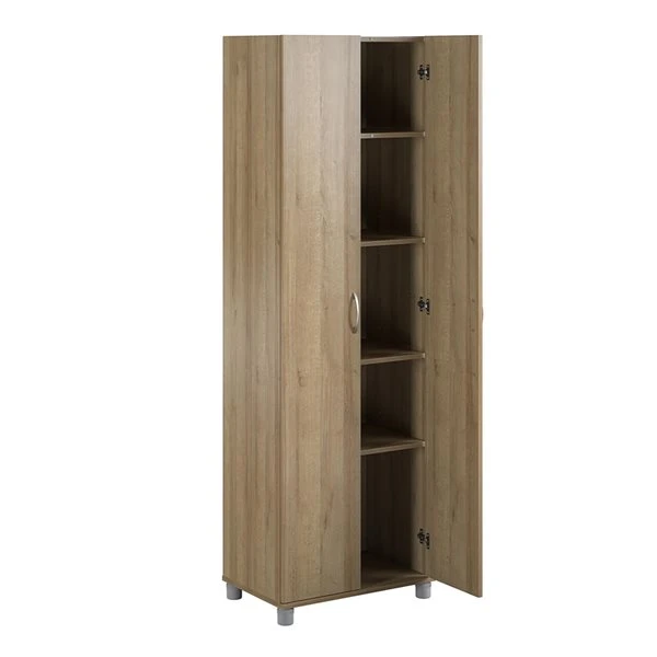 Systembuild Evolution Lory 23.7-in Wood Composite Freestanding Utility Storage Cabinet In Natural 2 Systembuild Evolution Lory 23.7-in Wood Composite Freestanding Utility Storage Cabinet In Natural - Image 2