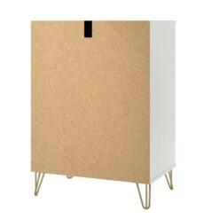 Novogratz Finley White 4-Drawer Standard Dresser 9 Novogratz Finley White 4-Drawer Standard Dresser -Safavieh Shop 331068413 AlternateImage2 l