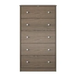 Ameriwood Home Ellwyn Medium Brown 5-Drawer Standard Dresser 9 Ameriwood Home Ellwyn Medium Brown 5-Drawer Standard Dresser -Safavieh Shop 331068466 AlternateImage2 l