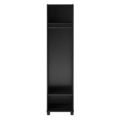 Systembuild Evolution Lory 18.23-in Wood Composite Freestanding Utility Storage Cabinet In Black