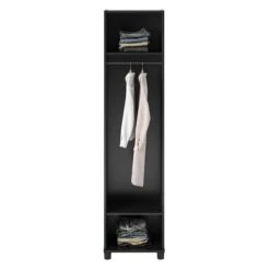 Systembuild Evolution Lory 18.23-in Wood Composite Freestanding Utility Storage Cabinet In Black -Safavieh Shop 331068467 AlternateImage2 l
