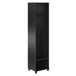Systembuild Evolution Lory 18.23-in Wood Composite Freestanding Utility Storage Cabinet In Black -Safavieh Shop 331068467 MainImage 001 l