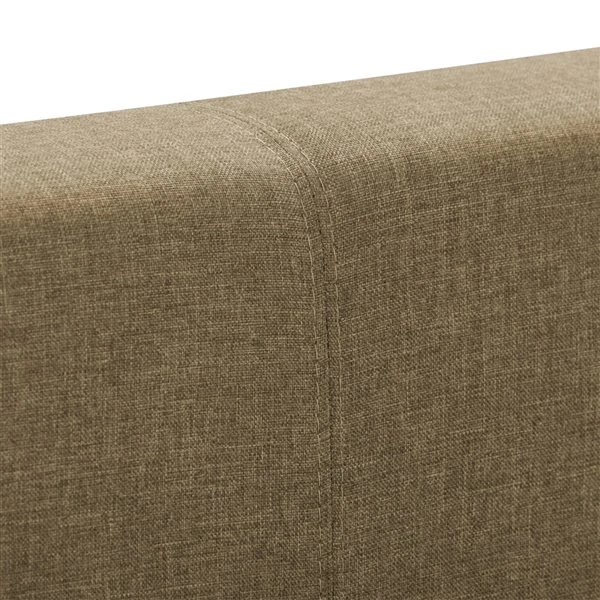 CorLiving Juniper Full Size Fabric Upholstered Bed - Clay Brown 1 CorLiving Juniper Full Size Fabric Upholstered Bed - Clay Brown