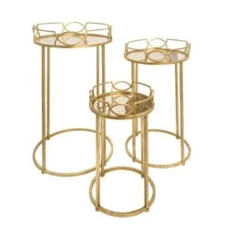 Sagebrook Home Gold Side Table - 3-Piece -Safavieh Shop 332000699 MainImage 001 l