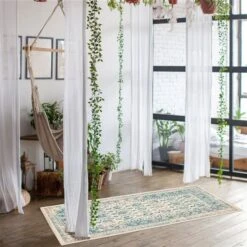 Ecarpet Wilby 3-ft X 5-ft Light Green Rectangular Indoor Geometric Area Rug -Safavieh Shop 332000950 AlternateImage1 l