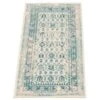Ecarpet Wilby 3-ft X 5-ft Light Green Rectangular Indoor Geometric Area Rug