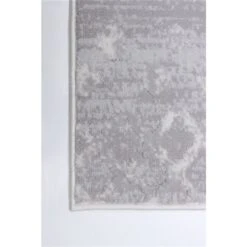 ECARPET Astrid 4-ft X 5.5-ft Grey Rectangular Area Rug