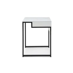 Loft Lyfe Reya 31.5-in White/Black Writing Desk