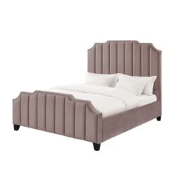Inspired Home Aizen Pink Queen Platform Bed -Safavieh Shop 332001793 MainImage 001 l