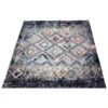 ECARPET Morocco Classic Blue 6-ft 7-in X 9-ft 6-in Rectangular Indoor Area Rug