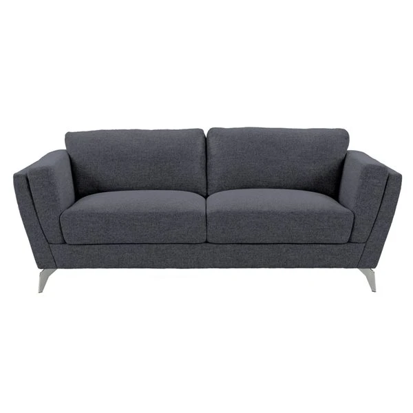 CorLiving Lansing Modern Dark Blue Polyester Sofa 4 CorLiving Lansing Modern Dark Blue Polyester Sofa - Image 4