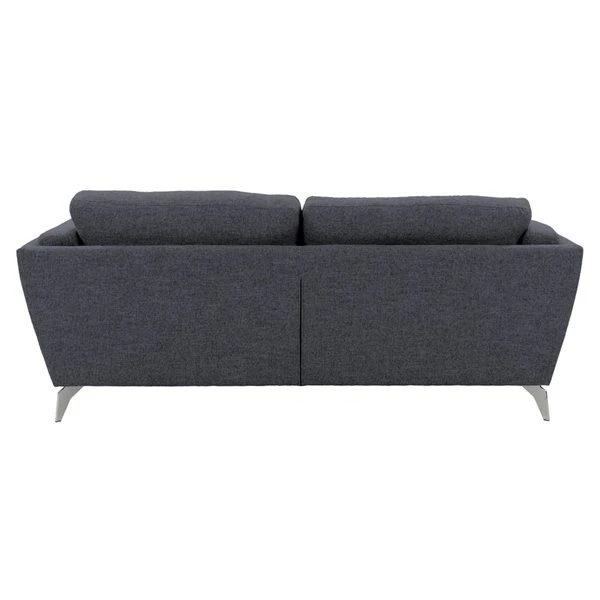 CorLiving Lansing Modern Dark Blue Polyester Sofa 5 CorLiving Lansing Modern Dark Blue Polyester Sofa - Image 5