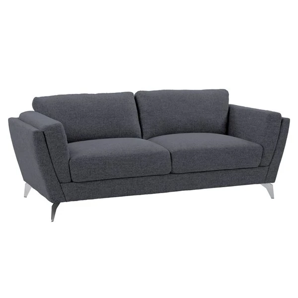 CorLiving Lansing Modern Dark Blue Polyester Sofa 2 CorLiving Lansing Modern Dark Blue Polyester Sofa - Image 2