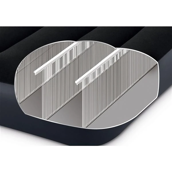 Intex Dura-Beam Standard Twin Air Mattress With Built-In Pillow 3 Intex Dura-Beam Standard Twin Air Mattress With Built-In Pillow - Image 3