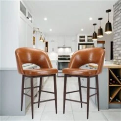 TAKE ME HOME Henry Tan Executive Stool - Set Of 2