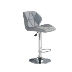 TAKE ME HOME Ross Stylish Grey Upholstered Barstools With Stainless Steel Frame - Set Of 2 6 TAKE ME HOME Ross Stylish Grey Upholstered Barstools With Stainless Steel Frame - Set Of 2 -Safavieh Shop 332003782 MainImage 001 l