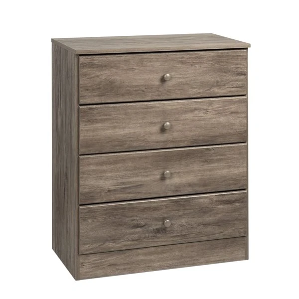 Prepac Astrid Drifted Grey 4-drawer Gentleman's Chest 1 Prepac Astrid Drifted Grey 4-drawer Gentleman's Chest